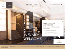 Tablet Screenshot of carlahotel.com